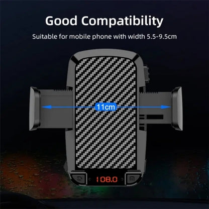 CS14 Car Interior Air Vent Mount Phone Stand MP3 Player FM Bluetooth Transmitter, CS14