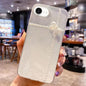 Pearl Bow Glitter Epoxy TPU Phone Case