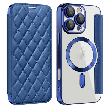 Shield Magsafe RFID Anti-theft Rhombus Leather Phone Case