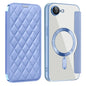 Shield Magsafe RFID Anti-theft Rhombus Leather Phone Case