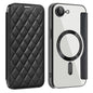 Shield Magsafe RFID Anti-theft Rhombus Leather Phone Case