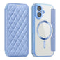 Shield Magsafe RFID Anti-theft Rhombus Leather Phone Case