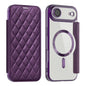 Shield Magsafe RFID Anti-theft Rhombus Leather Phone Case
