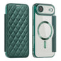 Shield Magsafe RFID Anti-theft Rhombus Leather Phone Case