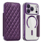 Shield Magsafe RFID Anti-theft Rhombus Leather Phone Case