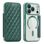 Shield Magsafe RFID Anti-theft Rhombus Leather Phone Case