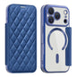 Shield Magsafe RFID Anti-theft Rhombus Leather Phone Case