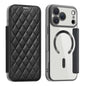 Shield Magsafe RFID Anti-theft Rhombus Leather Phone Case