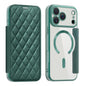 Shield Magsafe RFID Anti-theft Rhombus Leather Phone Case
