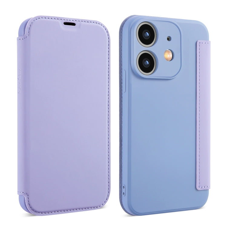 Imitate Liquid Skin Feel Leather Phone Case with Card Slots