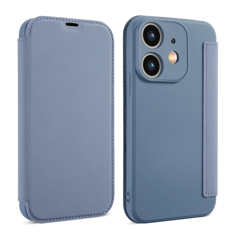 Imitate Liquid Skin Feel Leather Phone Case with Card Slots