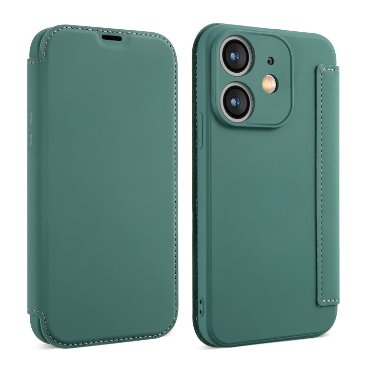 Imitate Liquid Skin Feel Leather Phone Case with Card Slots
