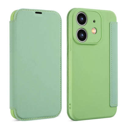 Imitate Liquid Skin Feel Leather Phone Case with Card Slots