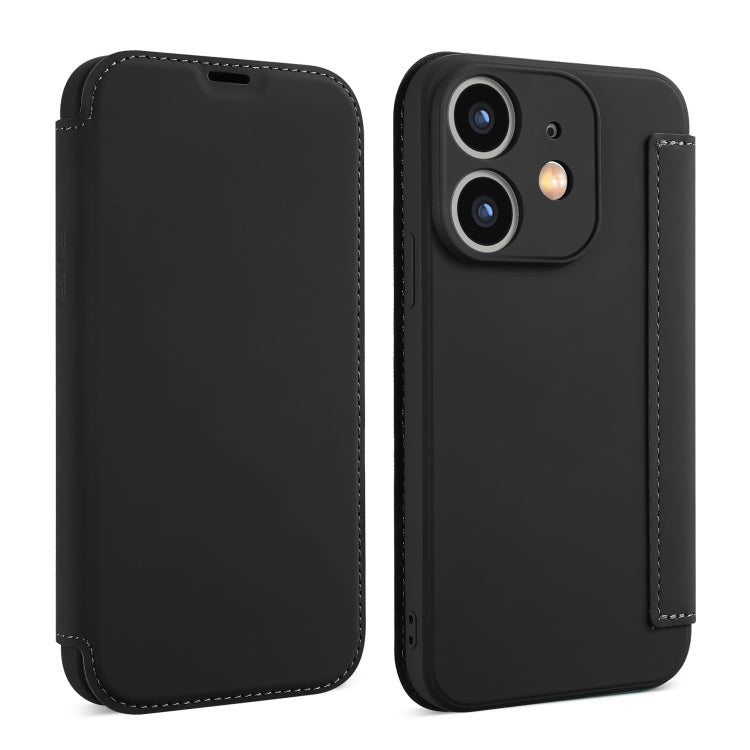 Imitate Liquid Skin Feel Leather Phone Case with Card Slots