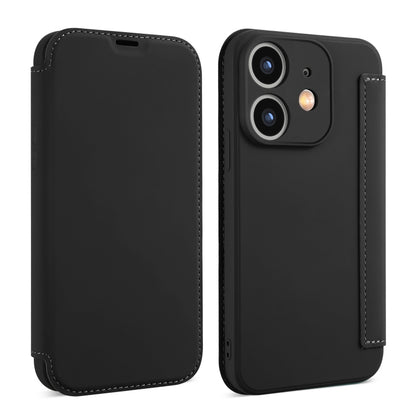 Imitate Liquid Skin Feel Leather Phone Case with Card Slots