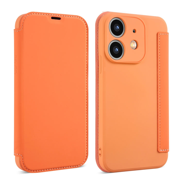 Imitate Liquid Skin Feel Leather Phone Case with Card Slots