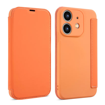Imitate Liquid Skin Feel Leather Phone Case with Card Slots
