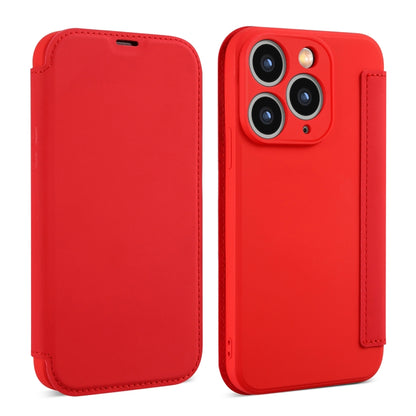 Imitate Liquid Skin Feel Leather Phone Case with Card Slots