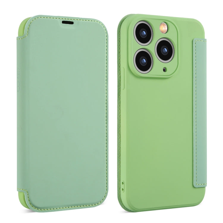 Imitate Liquid Skin Feel Leather Phone Case with Card Slots