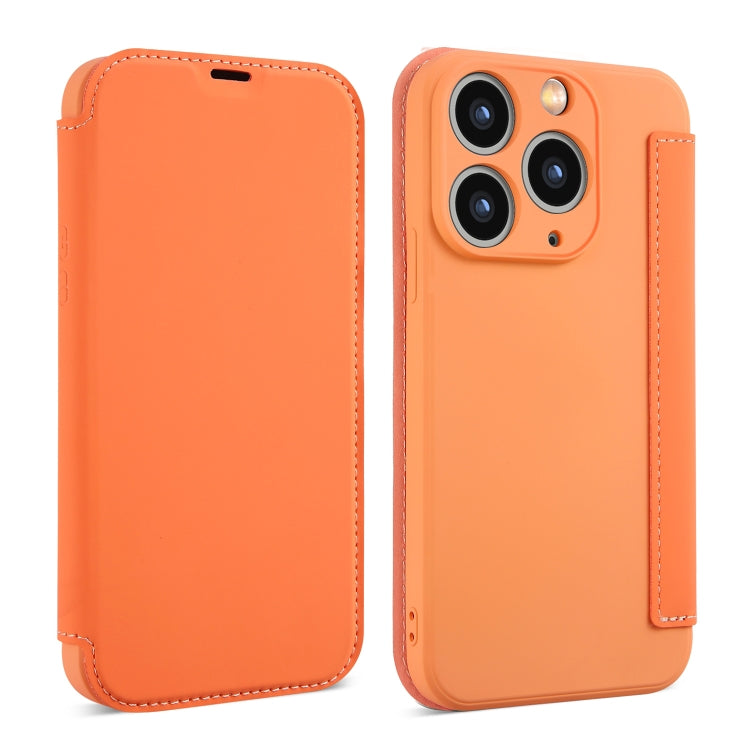 Imitate Liquid Skin Feel Leather Phone Case with Card Slots
