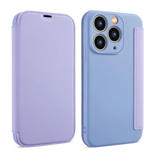 Imitate Liquid Skin Feel Leather Phone Case with Card Slots