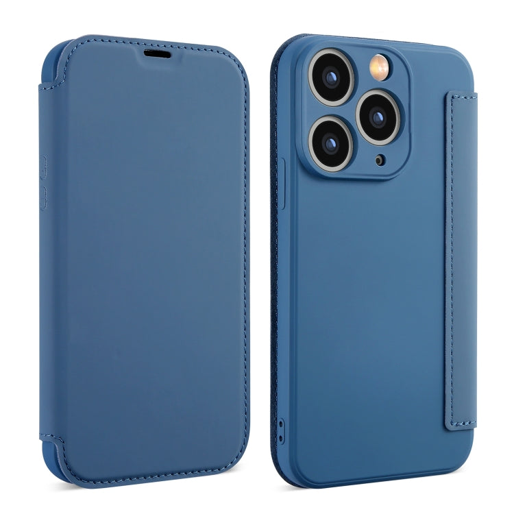 Imitate Liquid Skin Feel Leather Phone Case with Card Slots