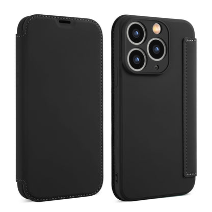 Imitate Liquid Skin Feel Leather Phone Case with Card Slots