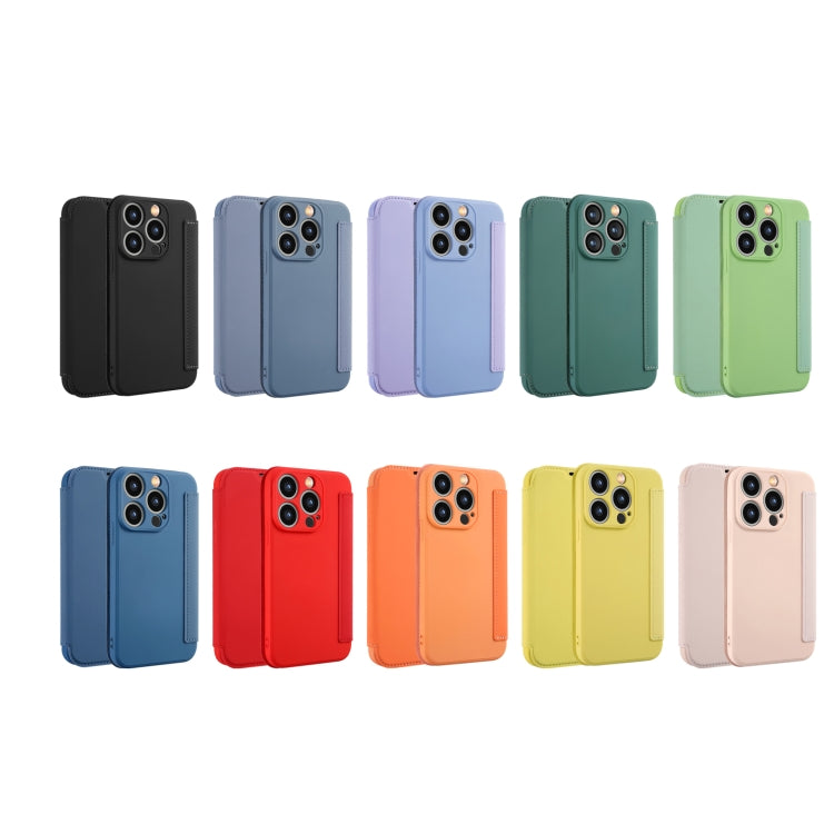 Imitate Liquid Skin Feel Leather Phone Case with Card Slots