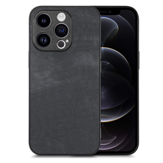 Vintage Leather PC Back Cover Phone Case
