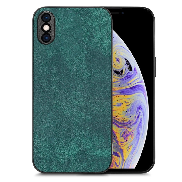 Vintage Leather PC Back Cover Phone Case