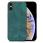 Vintage Leather PC Back Cover Phone Case