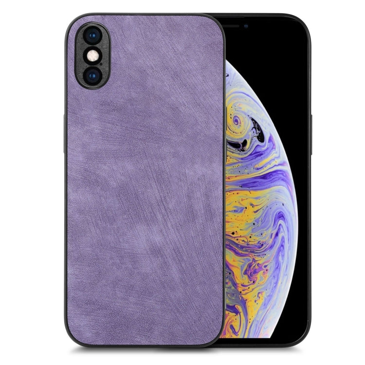 Vintage Leather PC Back Cover Phone Case
