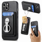 Skin Feel Ring Holder Wallet Magnetic Phone Case