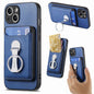 Skin Feel Ring Holder Wallet Magnetic Phone Case