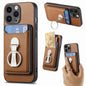 Skin Feel Ring Holder Wallet Magnetic Phone Case