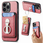 Skin Feel Ring Holder Wallet Magnetic Phone Case