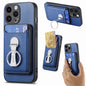 Skin Feel Ring Holder Wallet Magnetic Phone Case