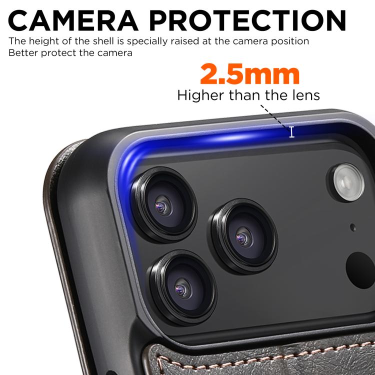 Suteni J05 Leather Magnetic MagSafe Phone Case