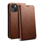 Suteni Calf Texture Horizontal Flip Leather Phone Case
