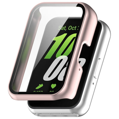 For Samsung Galaxy Fit 3 SM-R390 PC + Tempered Glass Film Integrated Watch Protective Case
