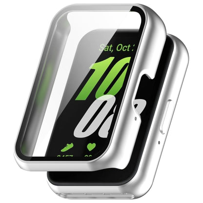 For Samsung Galaxy Fit 3 SM-R390 PC + Tempered Glass Film Integrated Watch Protective Case