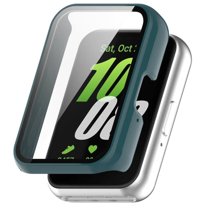 For Samsung Galaxy Fit 3 SM-R390 PC + Tempered Glass Film Integrated Watch Protective Case