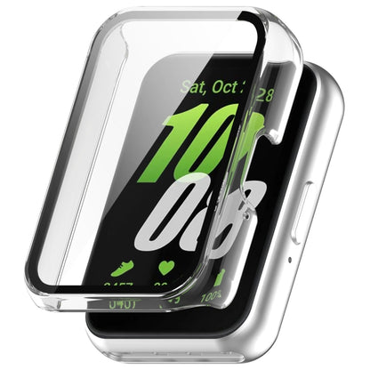 For Samsung Galaxy Fit 3 SM-R390 PC + Tempered Glass Film Integrated Watch Protective Case