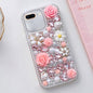 Rose Hand-set Diamond PC Phone Case