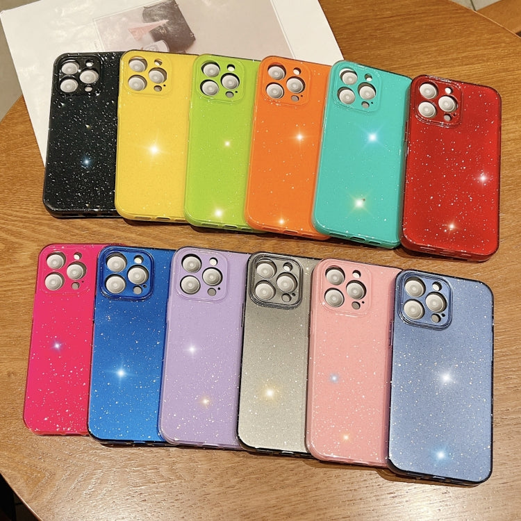 Jelly Glitter Solid Color TPU Phone Case