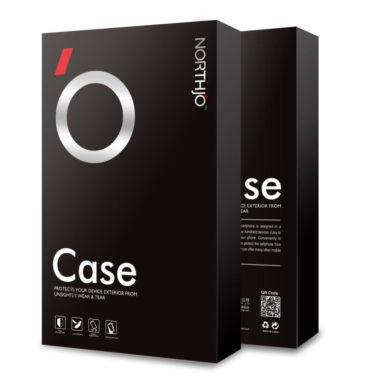 NORTHJO 3 in 1 Clear Phone Case with Screen Film + Rear Lens Film