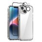 NORTHJO 3 in 1 Clear Phone Case with Screen Film + Rear Lens Film