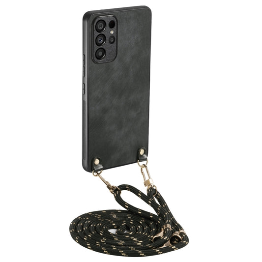 Vintage Leather PC Back Cover Phone Case with Crossbody Strap, For Samsung Galaxy S25 Ultra 5G, For Samsung Galaxy S24 Ultra 5G, For Samsung Galaxy S24+ 5G, For Samsung Galaxy S24 5G