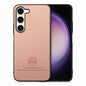 Twill Fabric Leather Skin Back Phone Case, For Samsung Galaxy S23 Ultra 5G, For Samsung Galaxy S23+ 5G, For Samsung Galaxy S23 5G