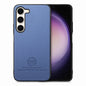 Twill Fabric Leather Skin Back Phone Case, For Samsung Galaxy S23 Ultra 5G, For Samsung Galaxy S23+ 5G, For Samsung Galaxy S23 5G
